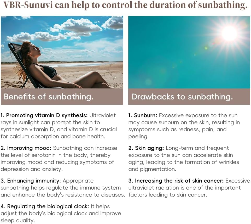 VBR Sun UVI Index Meter Up to 22 with UV Hurt Alarm,Sunburn Protect with Beeping Sound Reminder