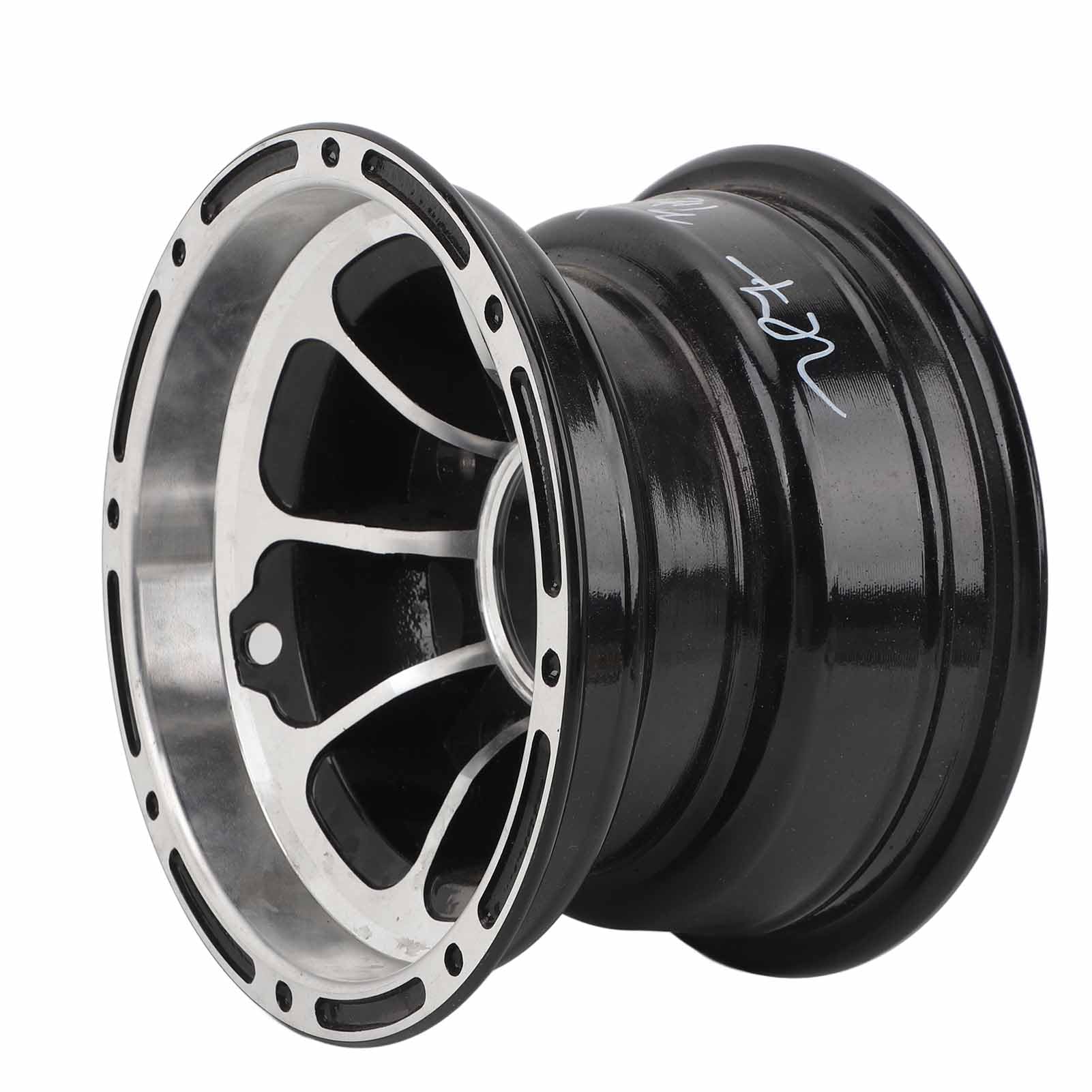 Jante de Roue en Alliage D'aluminium Haute Résistance de 8 Pouces pour ATV, UTV, Quad, Go Kart et Chariot, Look Sportif (Roue Avant),Autres équipements d'alpinisme et de Camping