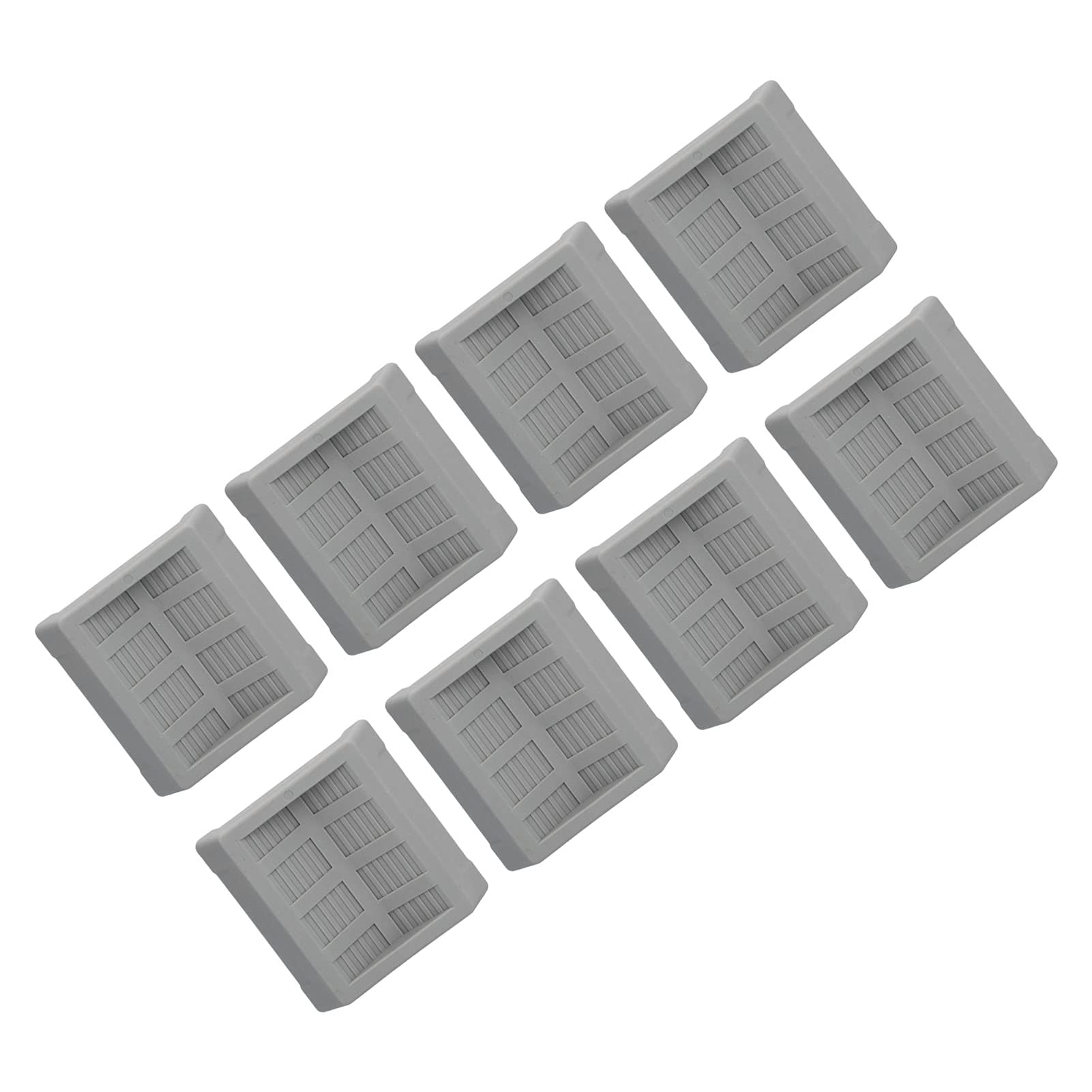 Aramox tazas de goma para ruedas de cama, topes antideslizantes con protección para el piso