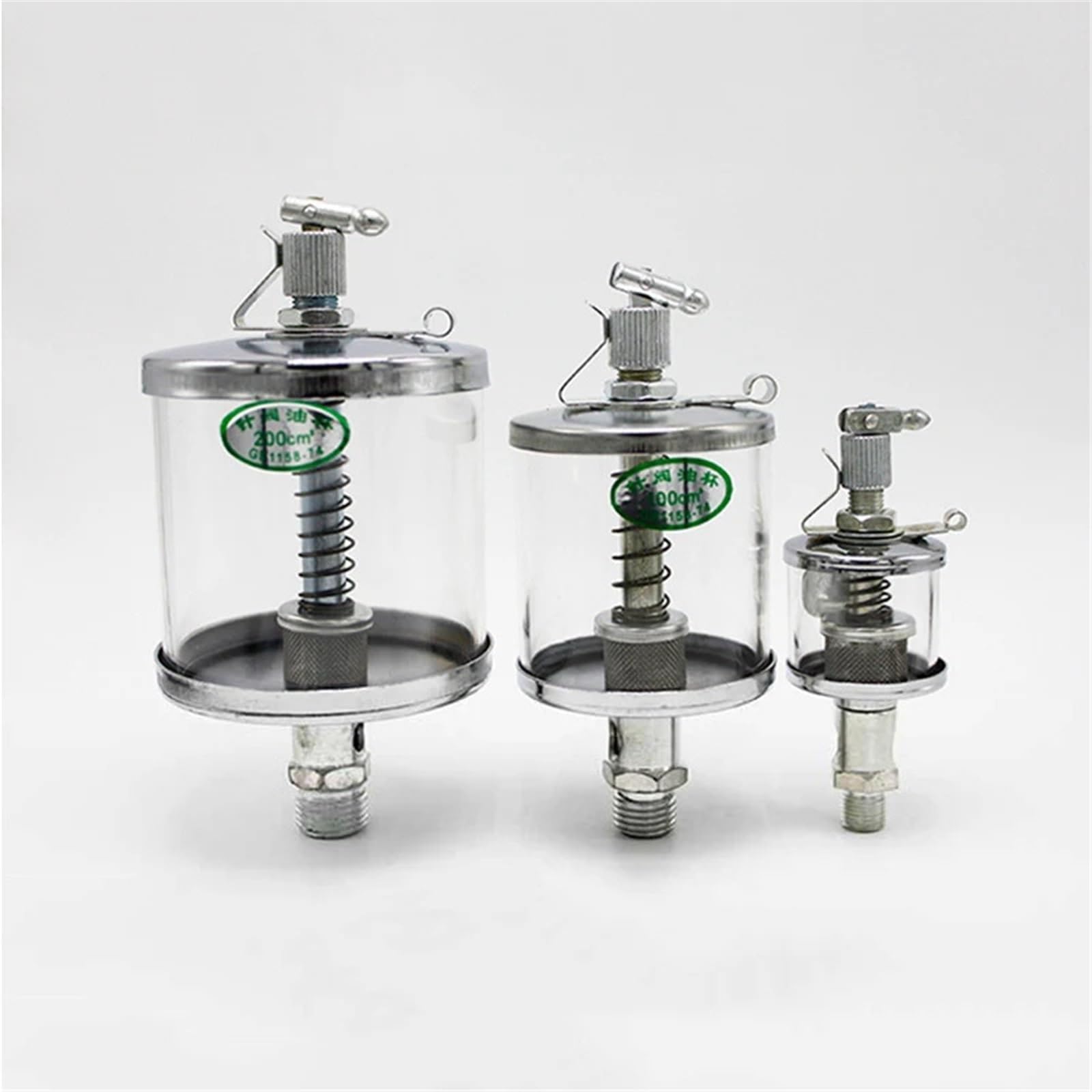 Shftqxslat Men's One Color 1Pc M8x1 Metric Thread Oil Cup Sight Gravity 16Ml Drip Feed Oiler Lubricator For Machine Tool