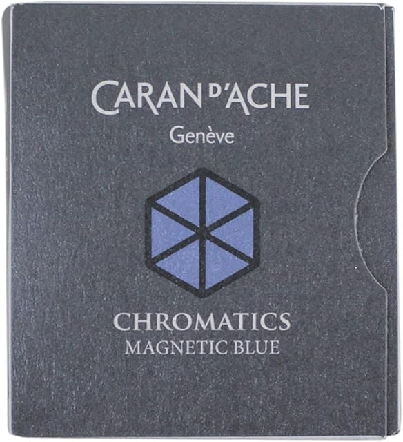 Caran d'Ache CD8021.149 Ink Cartridges - Magnetic Blue (Pack of 6)