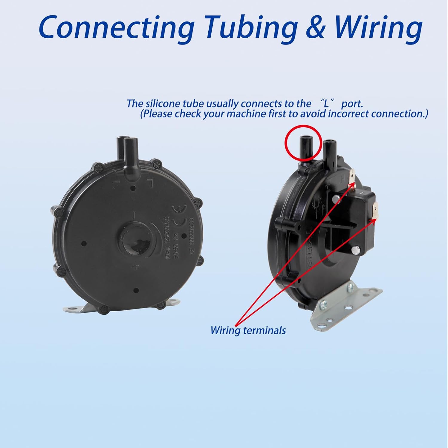 RV Water Heater Air Pressure Switch, Compatible with Suburban, Atwood,Furrion, CAMPLUX, Ranein, Recpro, Girard, FOGATTI,Dometic, for Tankless Gas RV Water Heater.