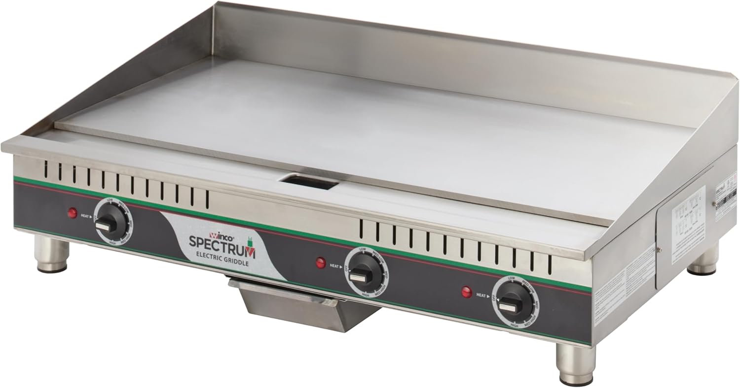 Winco Commercial-Grade Electric Griddle, 36"