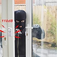 Vista 6 de WSDCAM Alarma de puerta y ventana para el hogar, sistema de seguridad, alarma magnética, recordatorio de cierre de puerta, 110 dB, modo 4 en 1