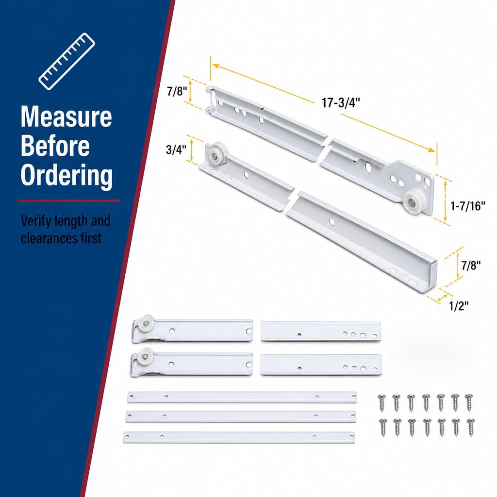 Prime-Line Steel Drawer Slides - Smooth Operation -5
