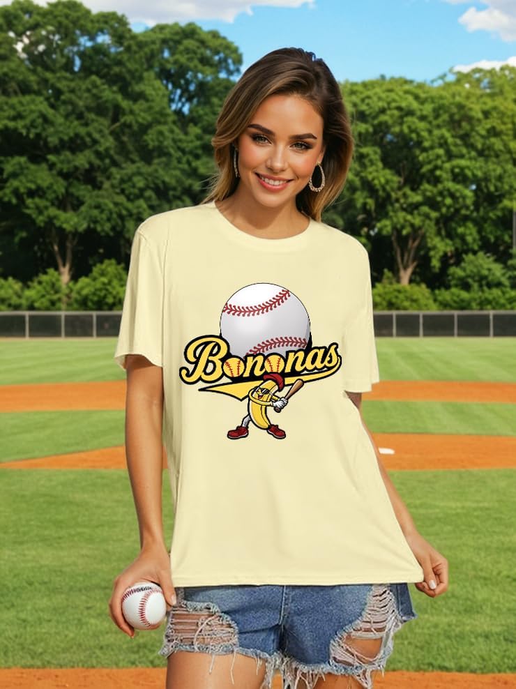 Baseball Shirts for Women Cute Bow Graphic T-Shirt Softball Mom Tee Funny Baseball Fan Short Sleeve Top - Image 4