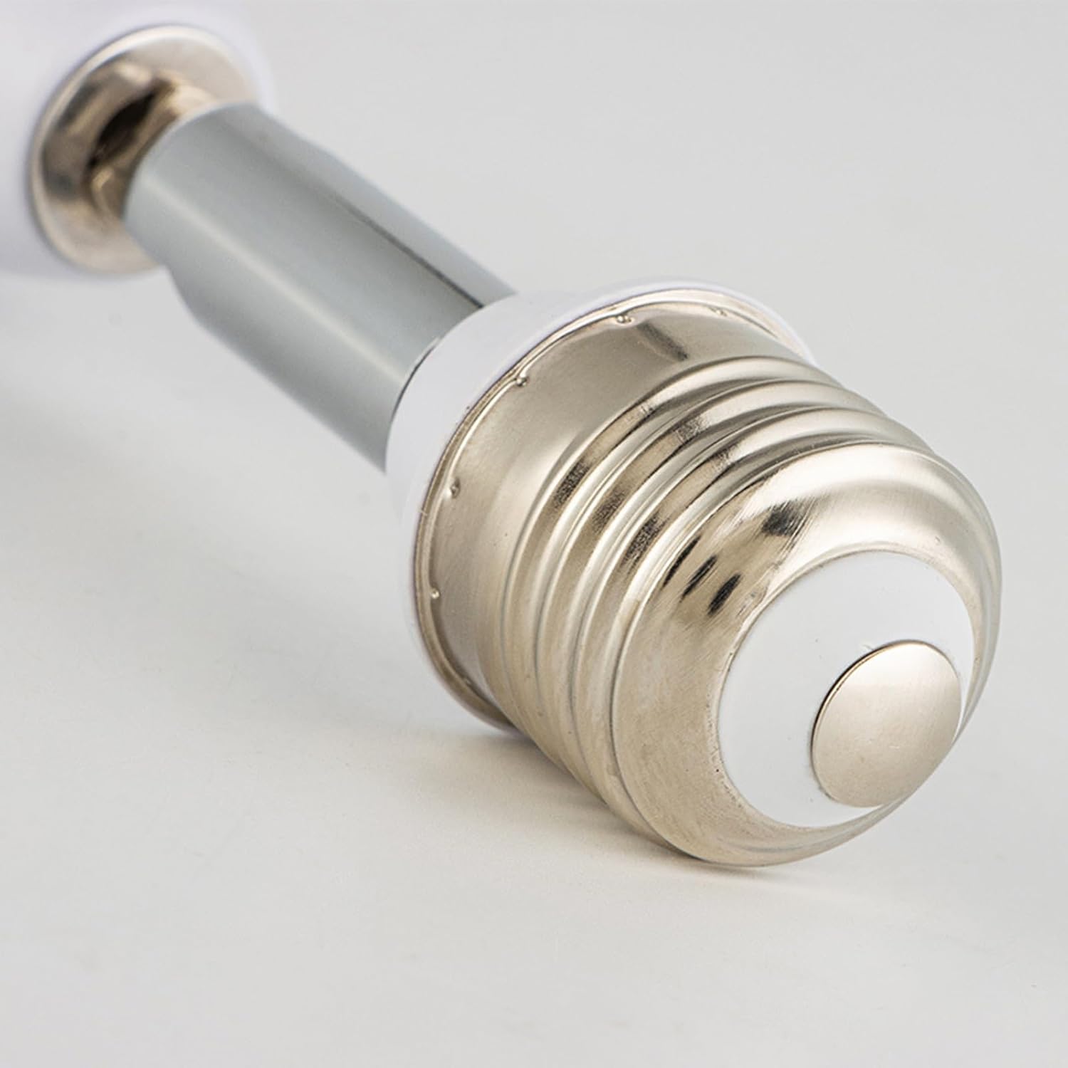 E26/E27 Light Bulb Socket Extender Adapter, 180 Degree Bendable, ABS Material, Medium Base, Socket Converter