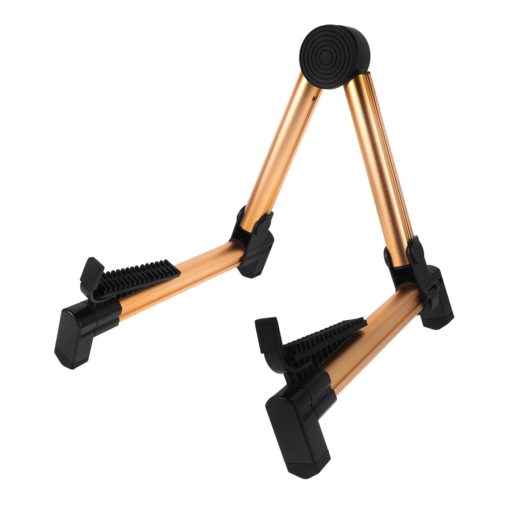 YARNOW Supporto Multiuso da Terra per Chitarra, Basso, Ukulele, Argento | Acciaio Inossidabile, Performance e Scuola, Facile da Usare e Portatile
