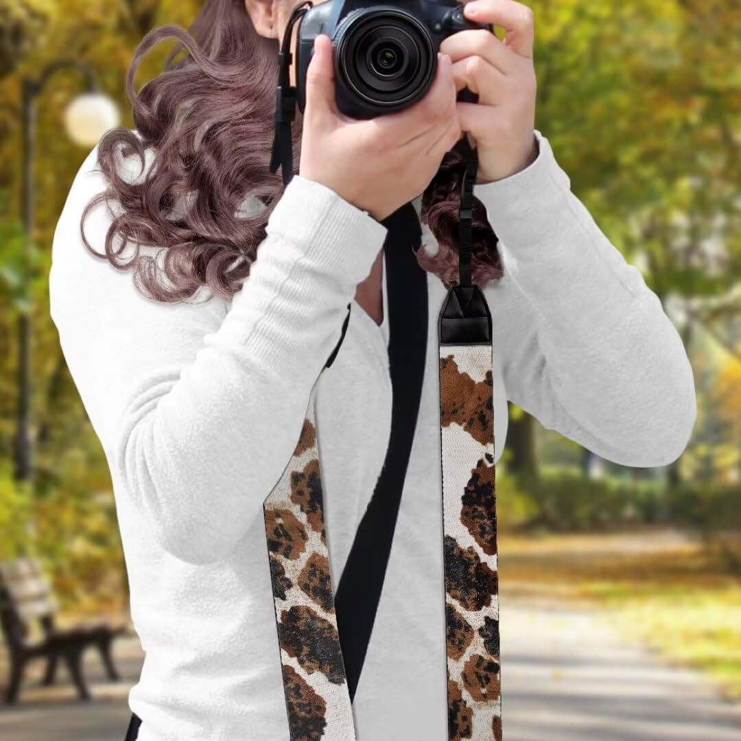 Coldinair Black Adjustable Camera Strap Universal Neck & Shoulder Soft Padded Strap for All DSLR Cameras,Binoculars image 3