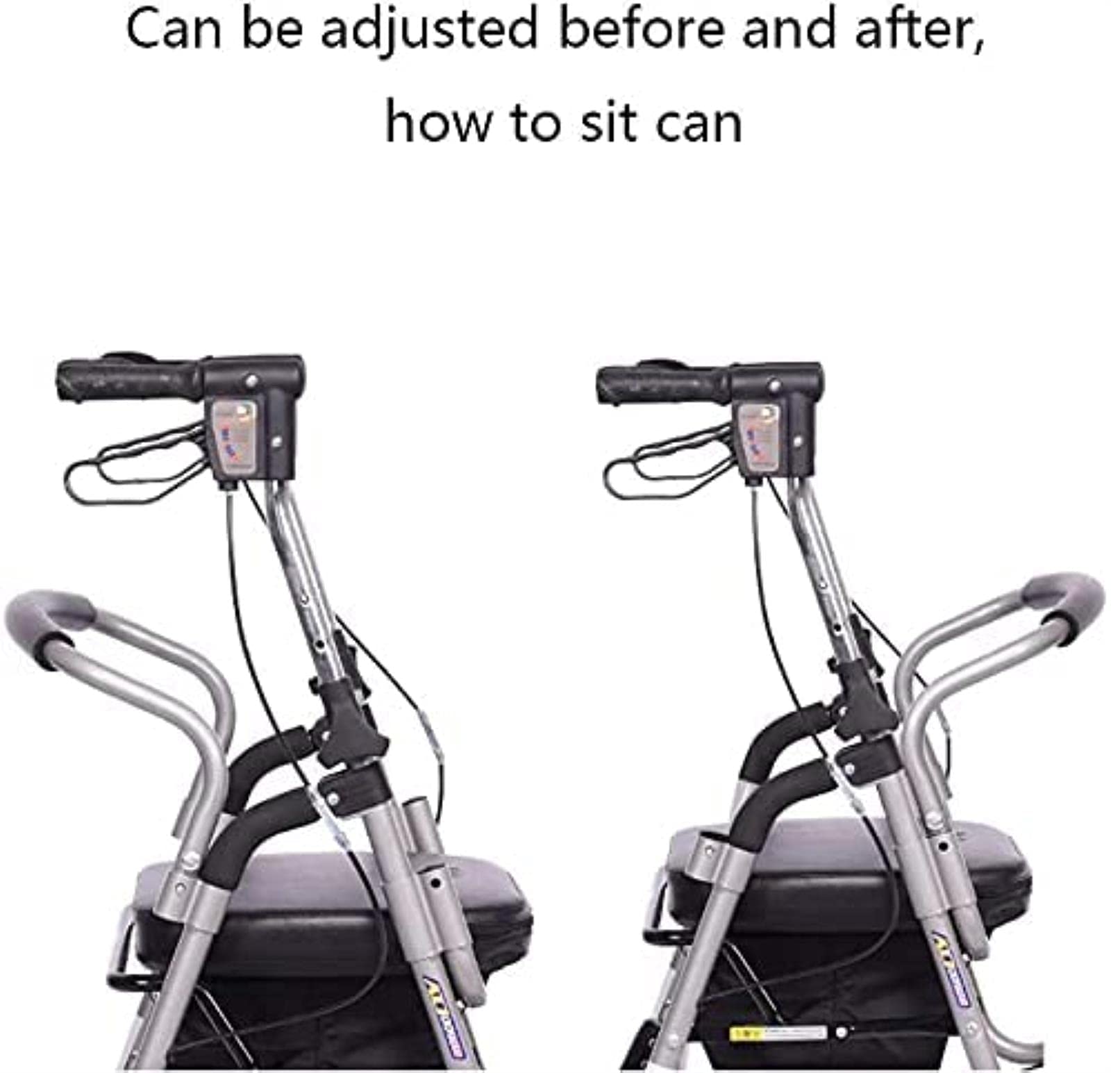 Rollator Walker Mobilność do chodzenia dla dorosłych starszych osób Rollatory Chodzik dla seniorów Chodzik z siedziskiem Chodzik z siedziskiem Chodzik z siedziskiem Tęsknota za Comfortable anniversary