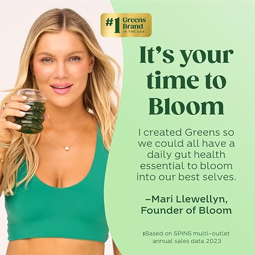 Vista 37 de Bloom Nutrition Green Superfood Super Greens Powder Juice & Smoothie Mix Comida entera completa (espirulina orgánica, clorela, hierba de trigo)