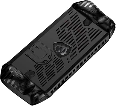 Msi Pençe ile Uyumlu Koruyucu Kılıf Kılıf, Yumuşak TPU Koruyucu Kapak Kabuğu, Msi Pençe El Konsolu için Destek Stantlı - Siyah