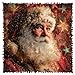 MEATRN Santa Claus Christmas Wooden Puzzles for Adults - 228 Pcs Unique Shaped Holiday Wood Jigsaw Puzzle with Storage Box, Festive Family Game for Parents & Kids 11.2x11.2 Inch