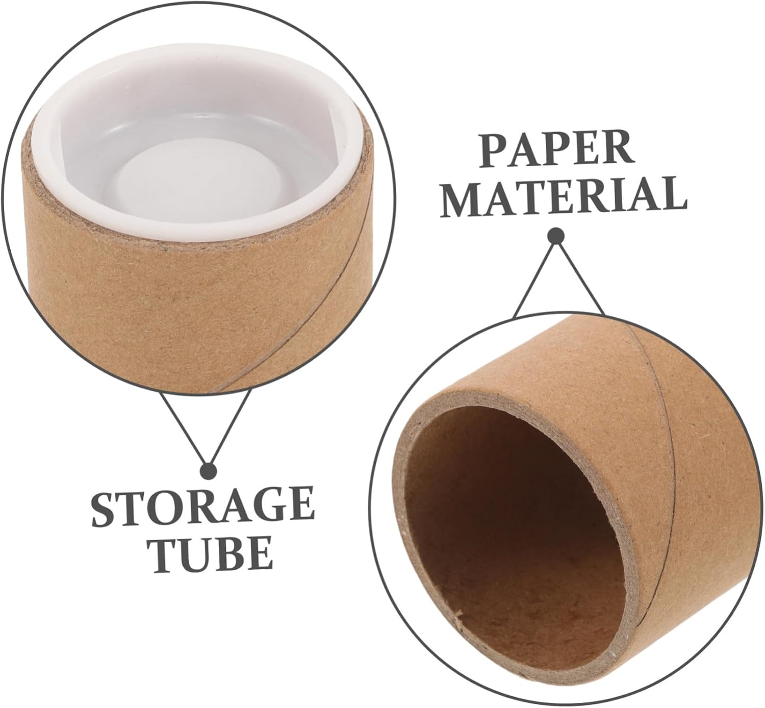 10pcs Coin Wrapping Tube Paper Storage Holder for Documents