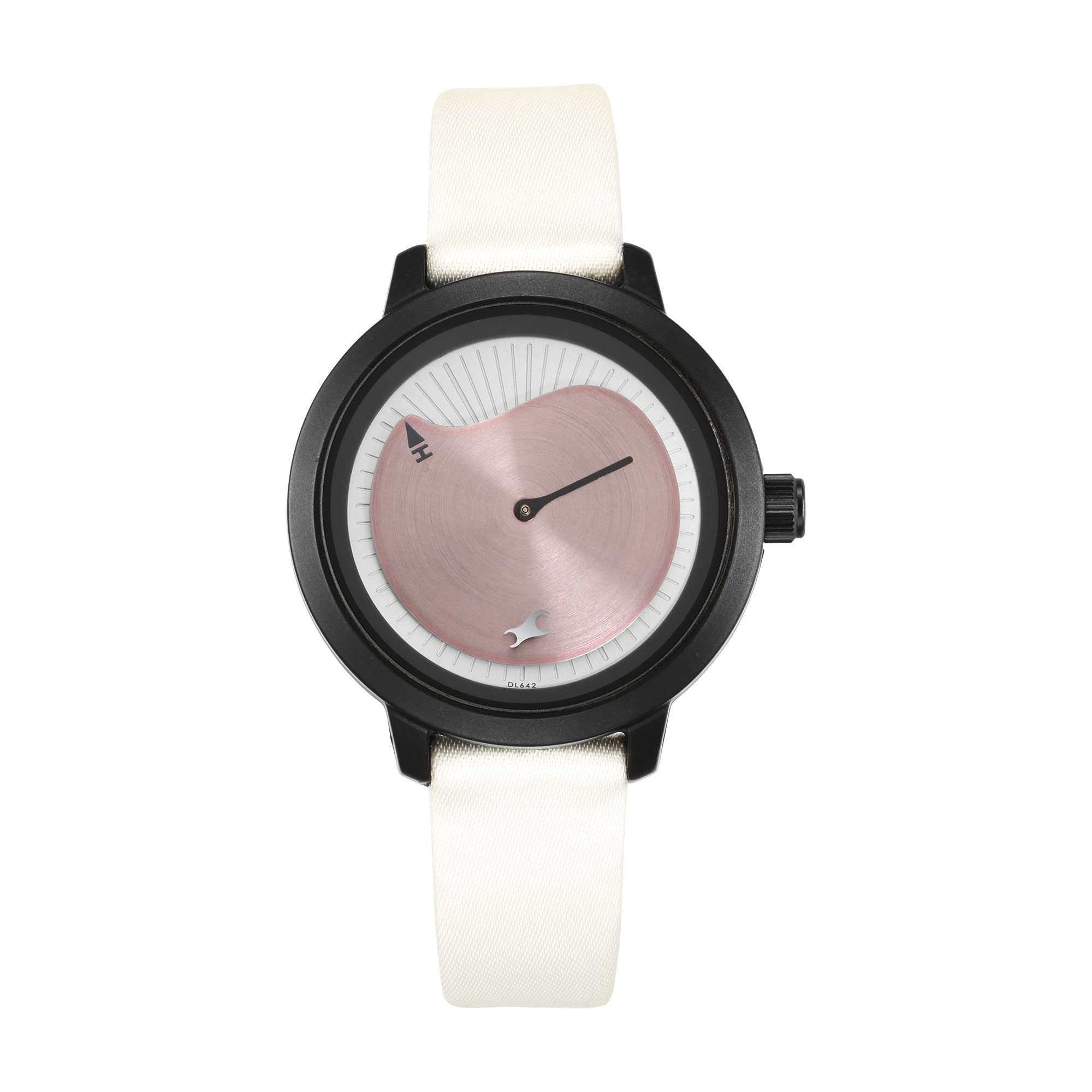 Fastrack Revibe Quartz Analog White Dial Fabric Strap Watch for Girls-6255PF01 (B09KXWD4YS) Amazon Price History, Amazon Price Tracker