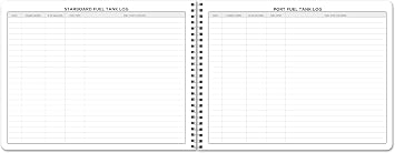 BookFactory Captain's Log Book Ship's Logbook/Nautical Record Book - 100 Pages, Full Color Cover with Translux Protection, 11'' x 8 1/2'', Wire-O Binding (Made in USA)