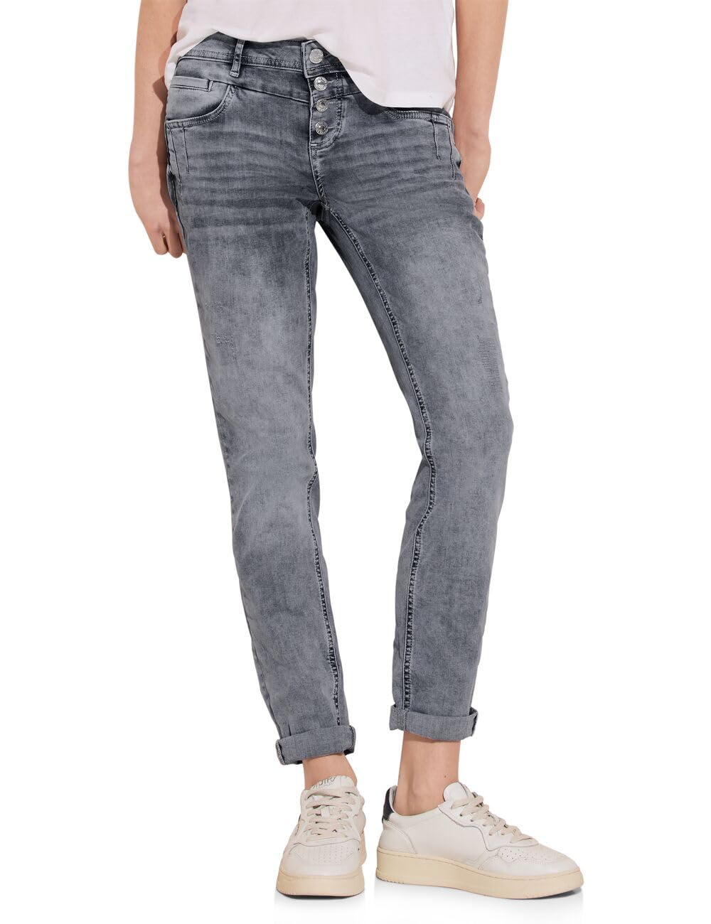 Pantalon Slim Push-up Vero Moda - Femme - Effet Gainant - Coton élastique - Taille Courte
