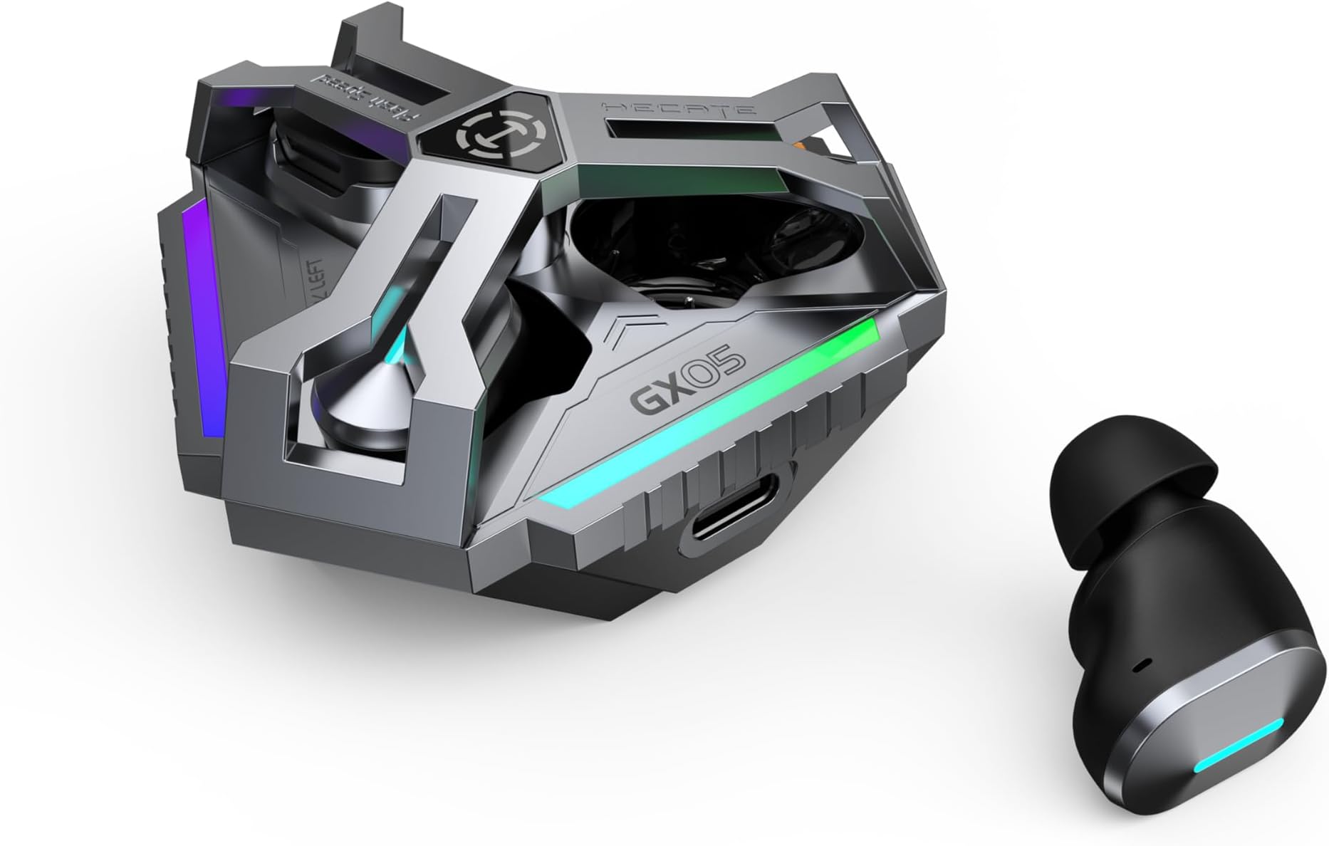 Edifier HECATE GX05 True Wireless Bluetooth Gaming Earbuds, Active Noise Cancelling, with Ultra Low Latency (2.4 GHz Response Speed), LHDC, Dual MIC, RGB, Fast Charge