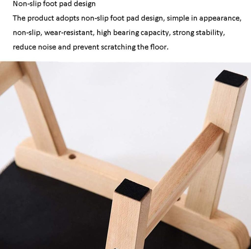 Step Stool Solid Oak, Handmade Footstool for Kitchen Bedroom, Living Room, Bathroom Harvest(D)