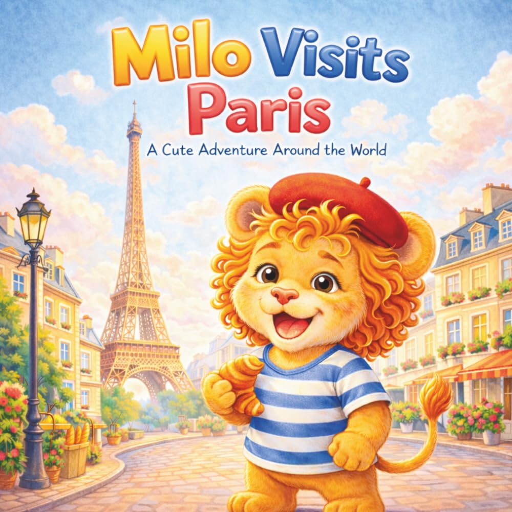 Milo Visits Paris: A Cute Adventure Around the World (Milo Adventure Series)