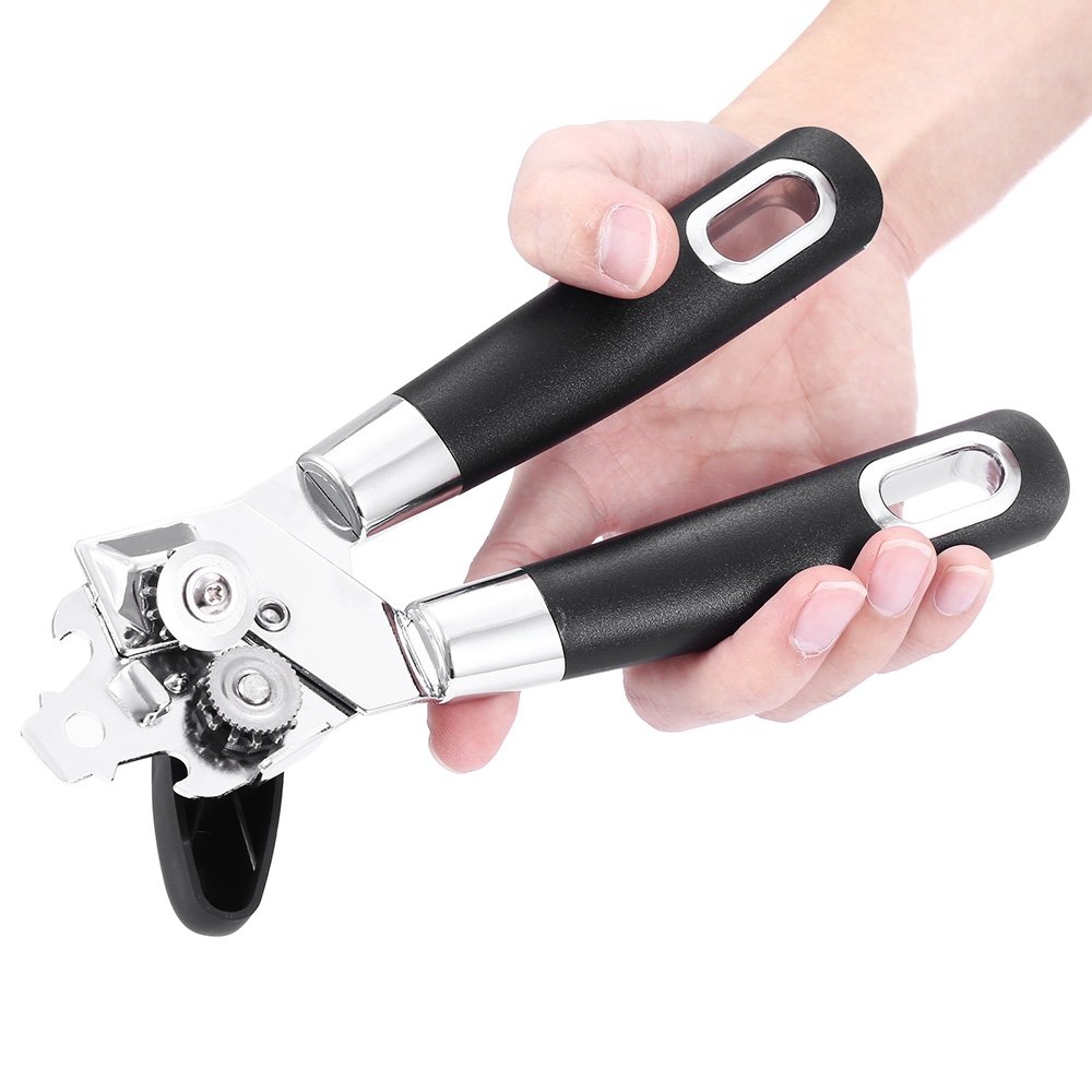 Seatour Stainless Steel Manual Heavy Duty Chrome Can Opener