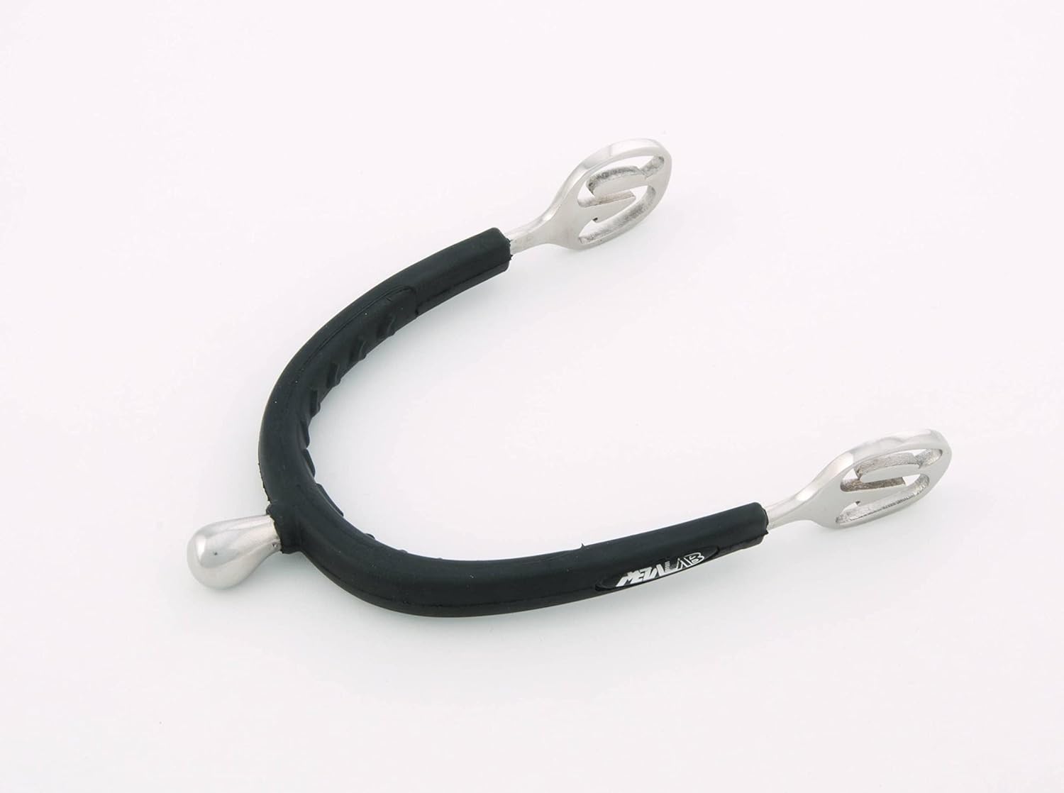 Metalab Mens Round Head Rubber Covered Spurs