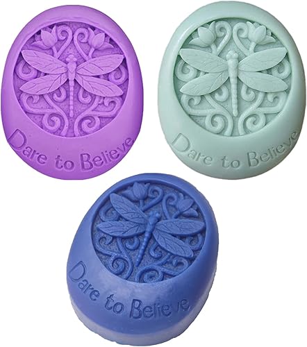 Miniatura 6 de Molde de silicona para jabón de libélula Fondant Molde de caramelo de chocolate para hornear cocinar pasteles Herramientas de decoración de moldes