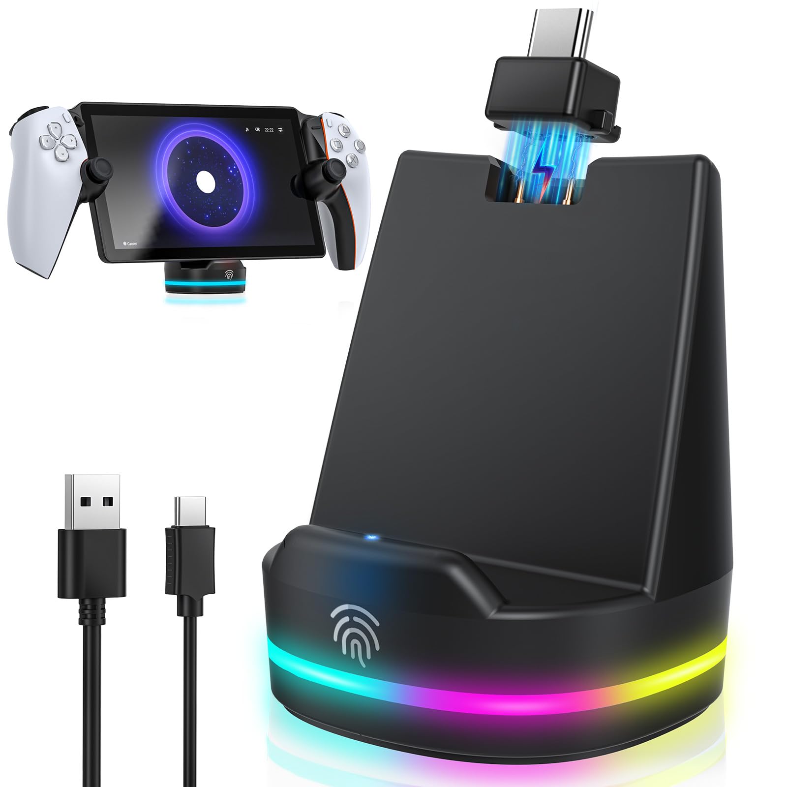 Amazon.co.jp: PlayStationポータルリモートプレーヤー用磁気充電