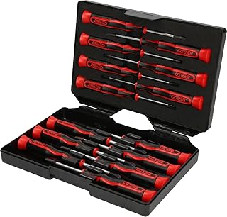 🚨 EXTREME: KS TOOLS 500.7170 Set of 14 Electronic Screwdrivers Slot, Phillips and Torx Black
