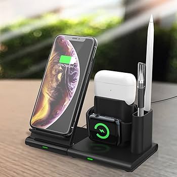 Amazon.co.jp: SHARE BEAUTY 4in1ワイヤレス充電器 スマホ充電