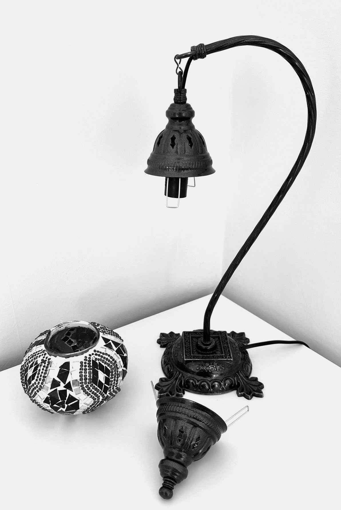 Mosaik-Stehlampe Aus Handgefertigtem Glas - Orientalische Stimmung Für Zuhause