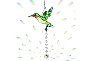 Charming Crystal Hummingbird Christmas Ornament