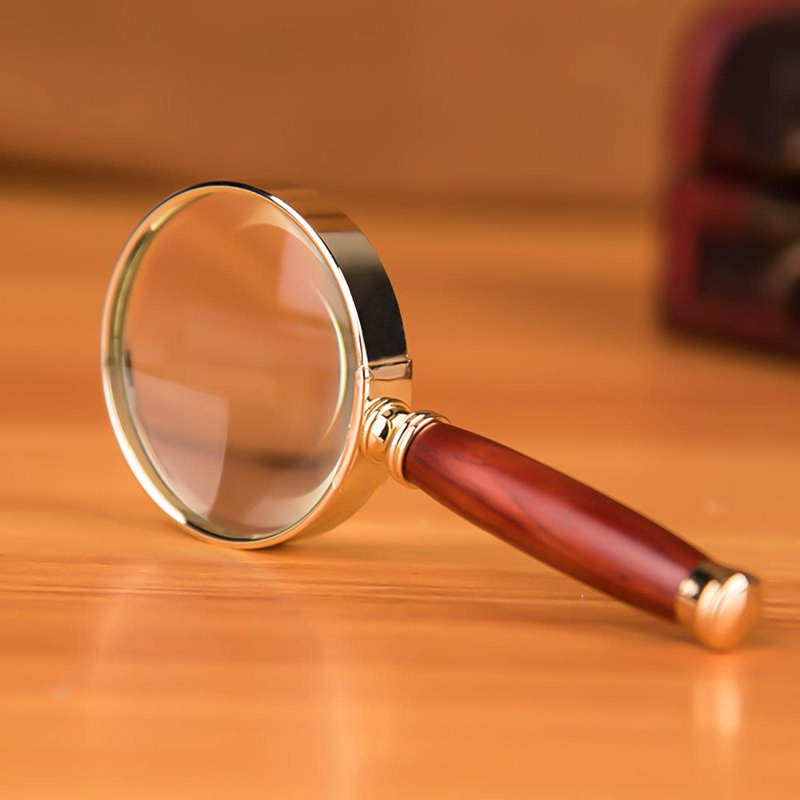 Amazon.co.jp: おしゃれな虫眼鏡 10倍 拡大鏡 自由研究携帯用 メガネ