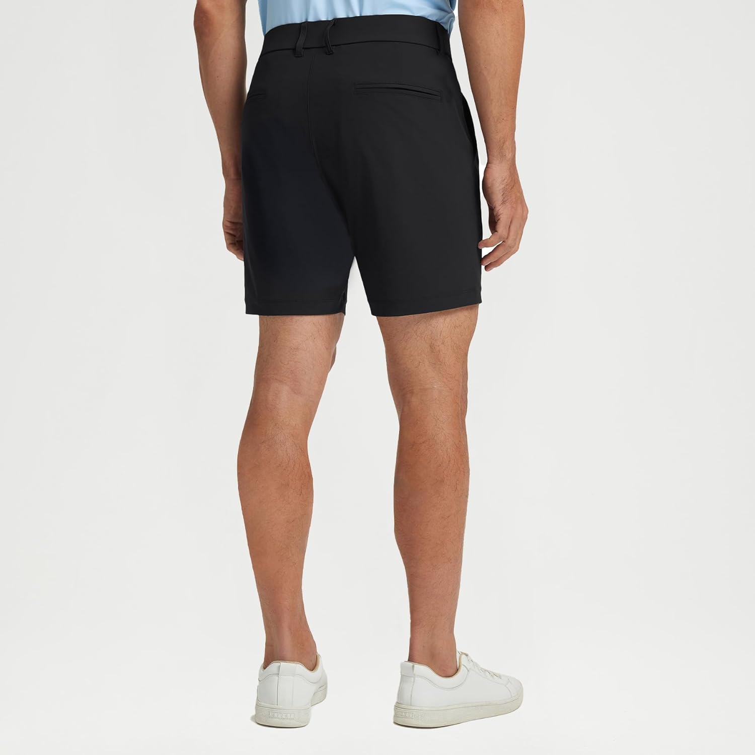 M MAELREG Men's Golf Shorts Flat Front 7" Lightweight Stretch Quick Dry Dress Work Mens Casual Shorts with 4 Pockets