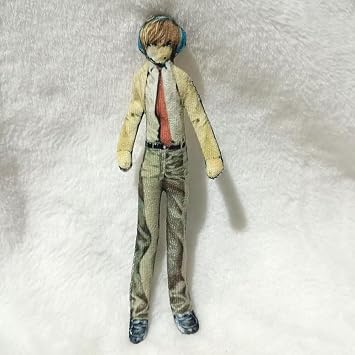 Zhongkaihua Light Yagami Plush Action Figure Light Yagami Plush Pillow 28CM Twistable Articulated Character Creative Collectible Gift Christmas Decoration for Home Party
