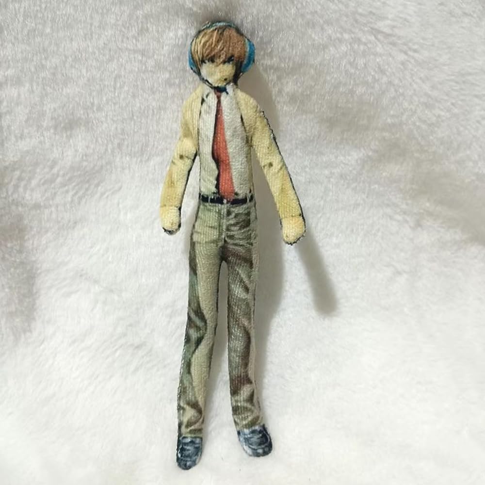 Anjinguang Light Yagami L Figure Plush Anime Twistable Action Figures Doll Cartoon Pillow Posable Anime Figurine Home Sofa Decoration - Image 5