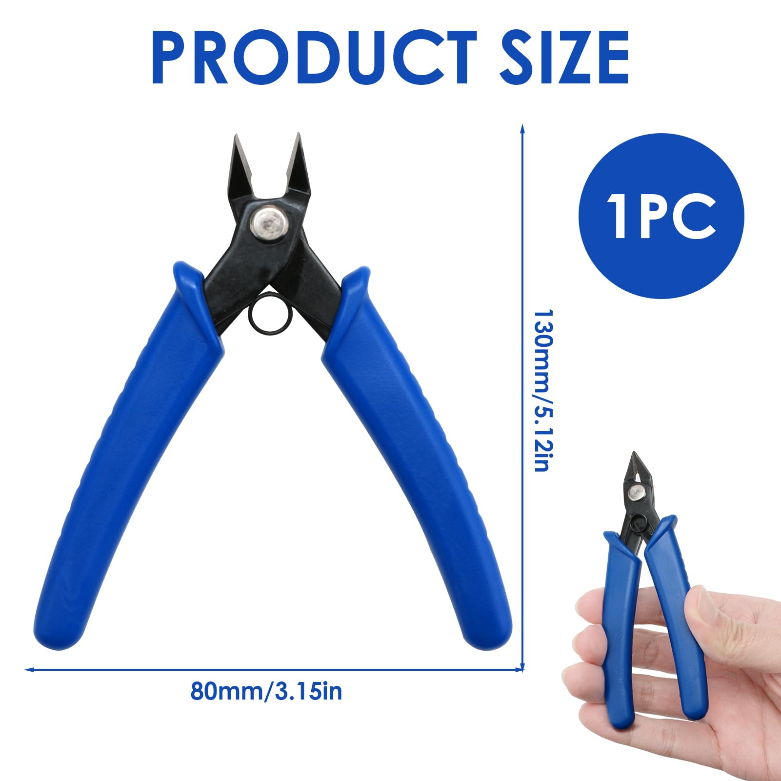 Wire Cutters Side Cutters Flush Cutters Precision Sprue Cutters Blue ...