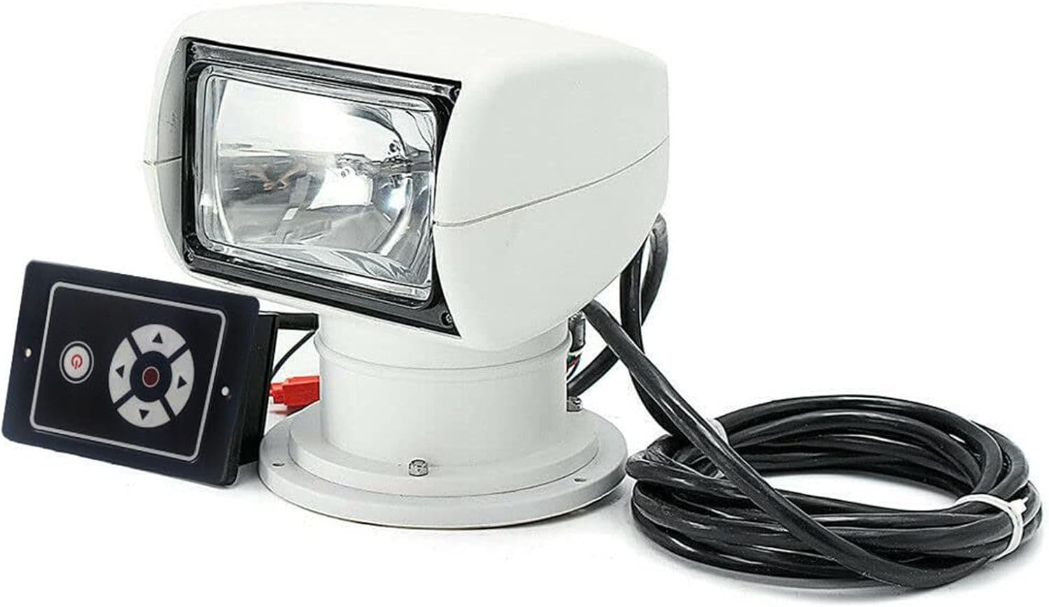 Marine Searchlight, 100W Marine Truck Remote Control Light, 360° Rotating Halogen Searchlight Spotlight Searchlight 12V,12v