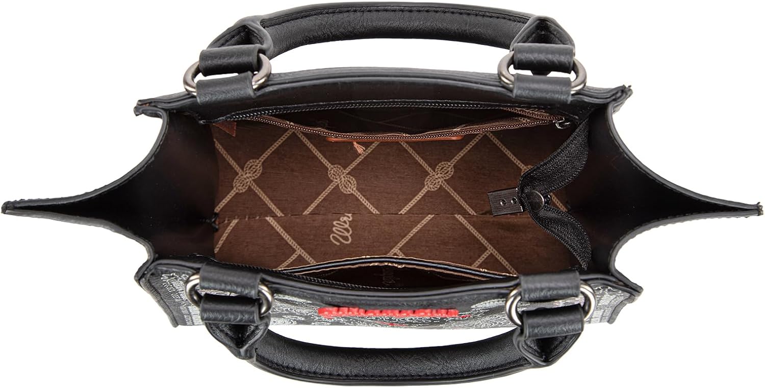 Wrangler Small Tote Purse Cute Women's Handbags Western Paisley Print Satchel Bags - Image 6