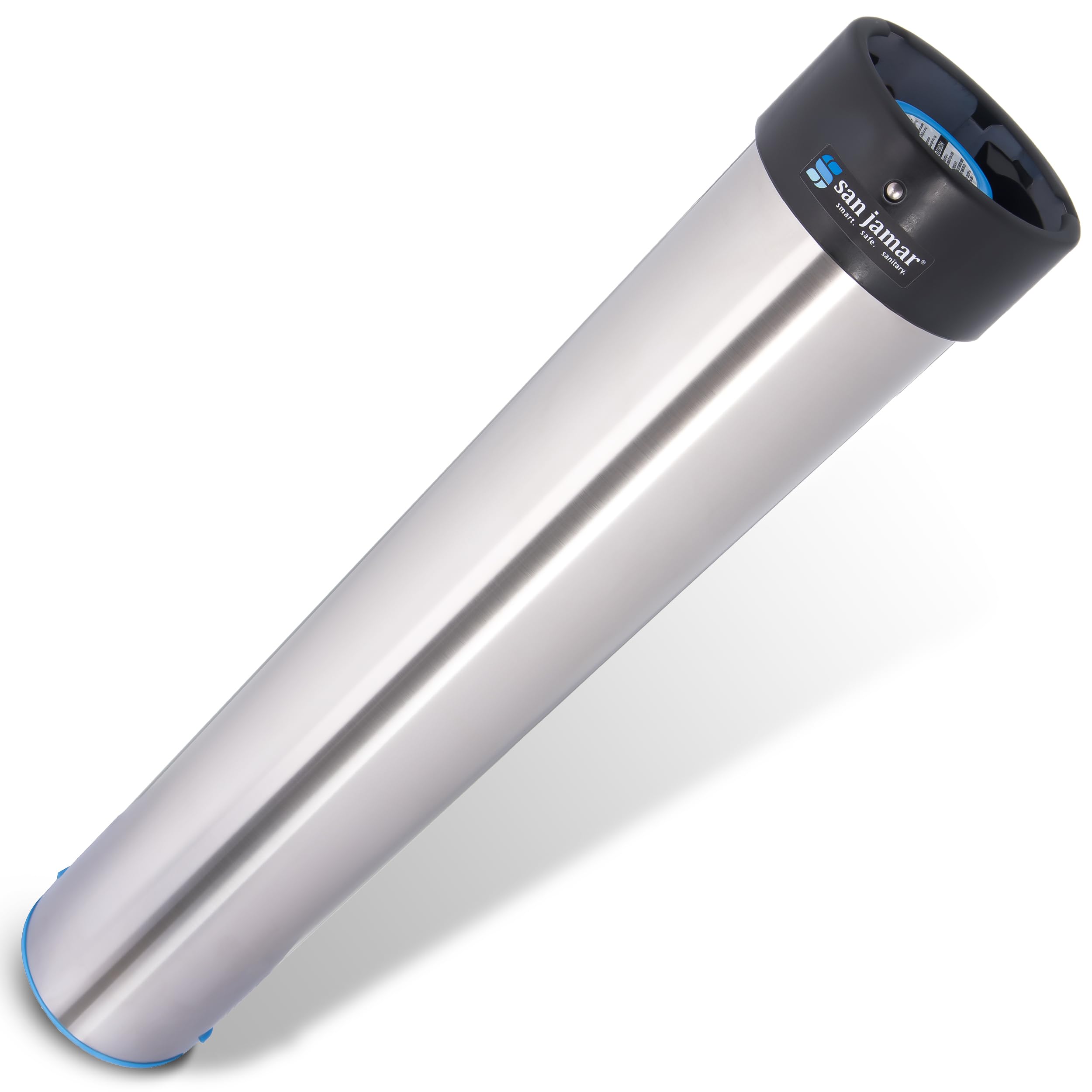 San Jamar Surface Mount Cup Dispenser Horizontal for Restaurants, Dining Halls, and Fast Food, Stainless Steel, 23.75 Inches, Silver