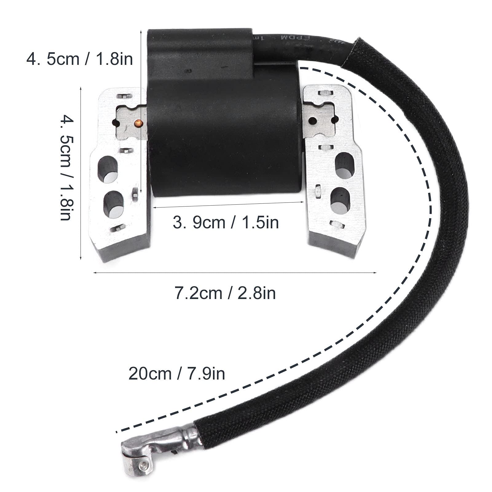 Remplacement de la Bobine D'allumage, Remplacement du Module de Bobine D'allumage en Métal de la Bobine D'allumage du Moteur 802574 796964 Universel pour Briggs et Stratton Bobines d'allumage
