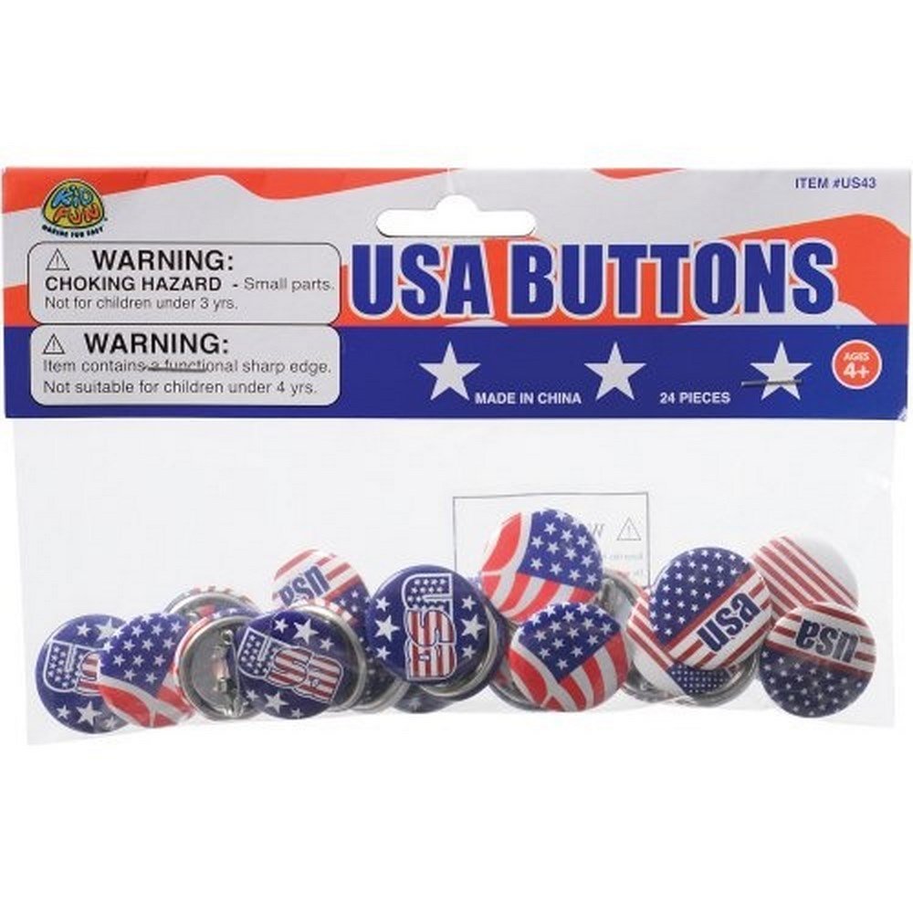 Amazon.co.jp: USA Buttons / 24pcs : Office Products