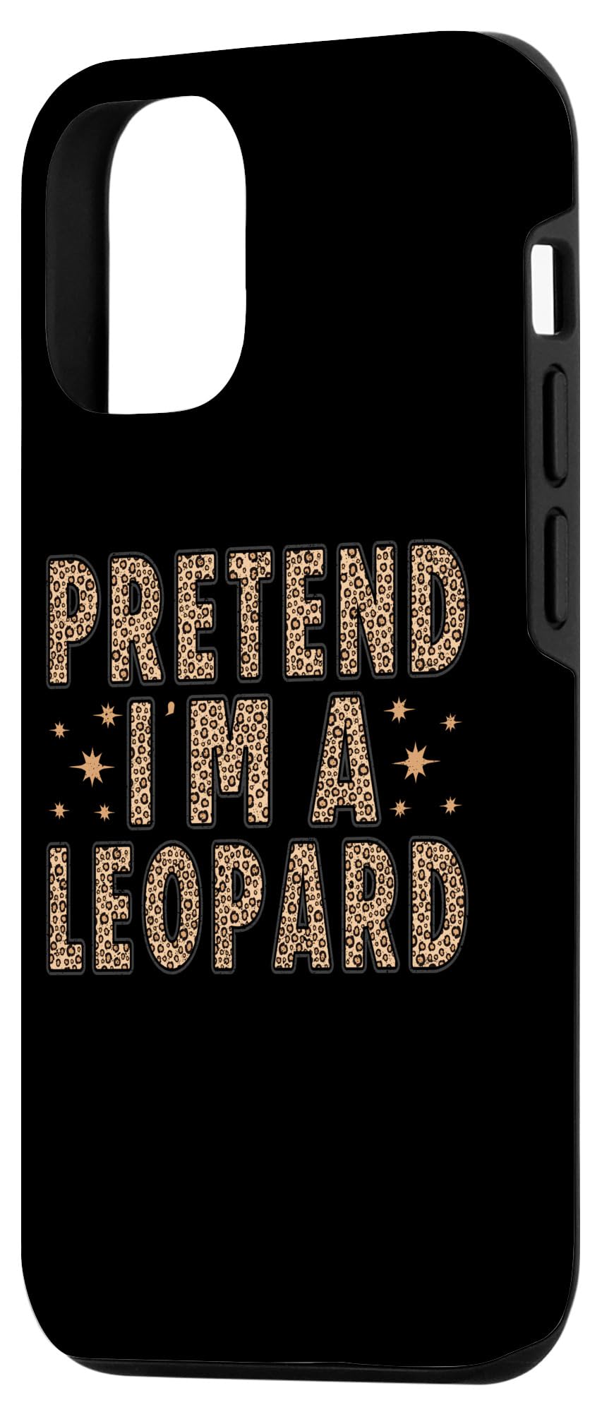 iPhone 14 Pro Pretend Leopard Easy Lazy Funny Last Minute Halloween Costum Case - Image 2