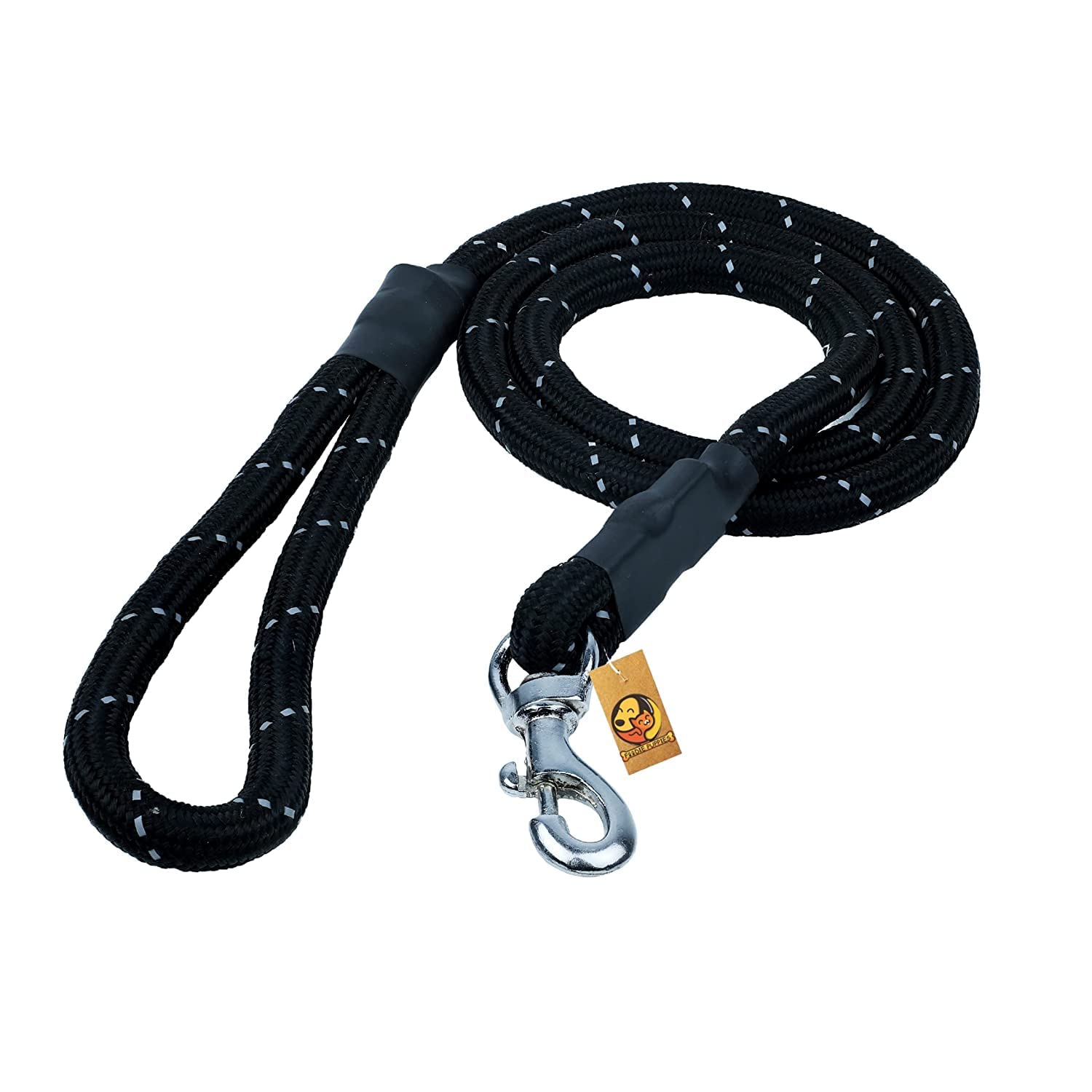 Foodie Puppies Dog Training Walking Reflected Leash Rope - (Rubber Band Leash - 18mm) Dog Cord Leash for Small to Medium Sized Dogs with Strong Hook Size (Color May Vary) (B09PNM95SC) Amazon Price History, Amazon Price Tracker