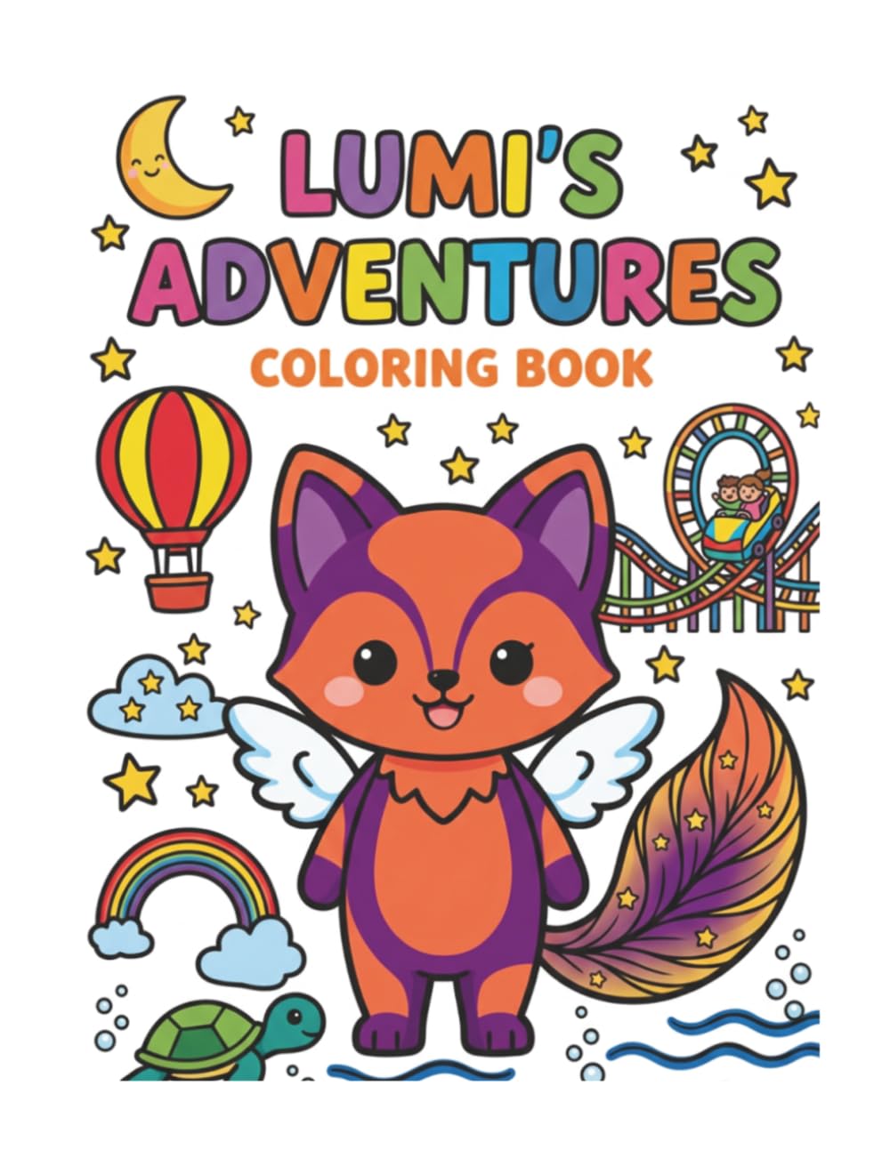 Lumi's adventures coloring book