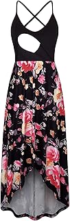 Women's Breastfeeding Floral Sundress Maternity Nursing Cami Dresses