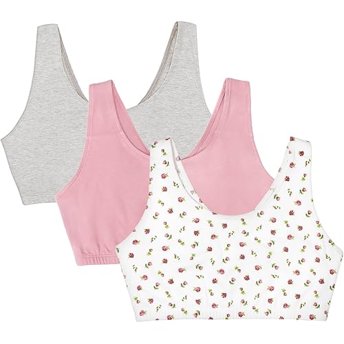 Fruit of The Loom Women's Multi-Pack Tank Top Style Sports Bra