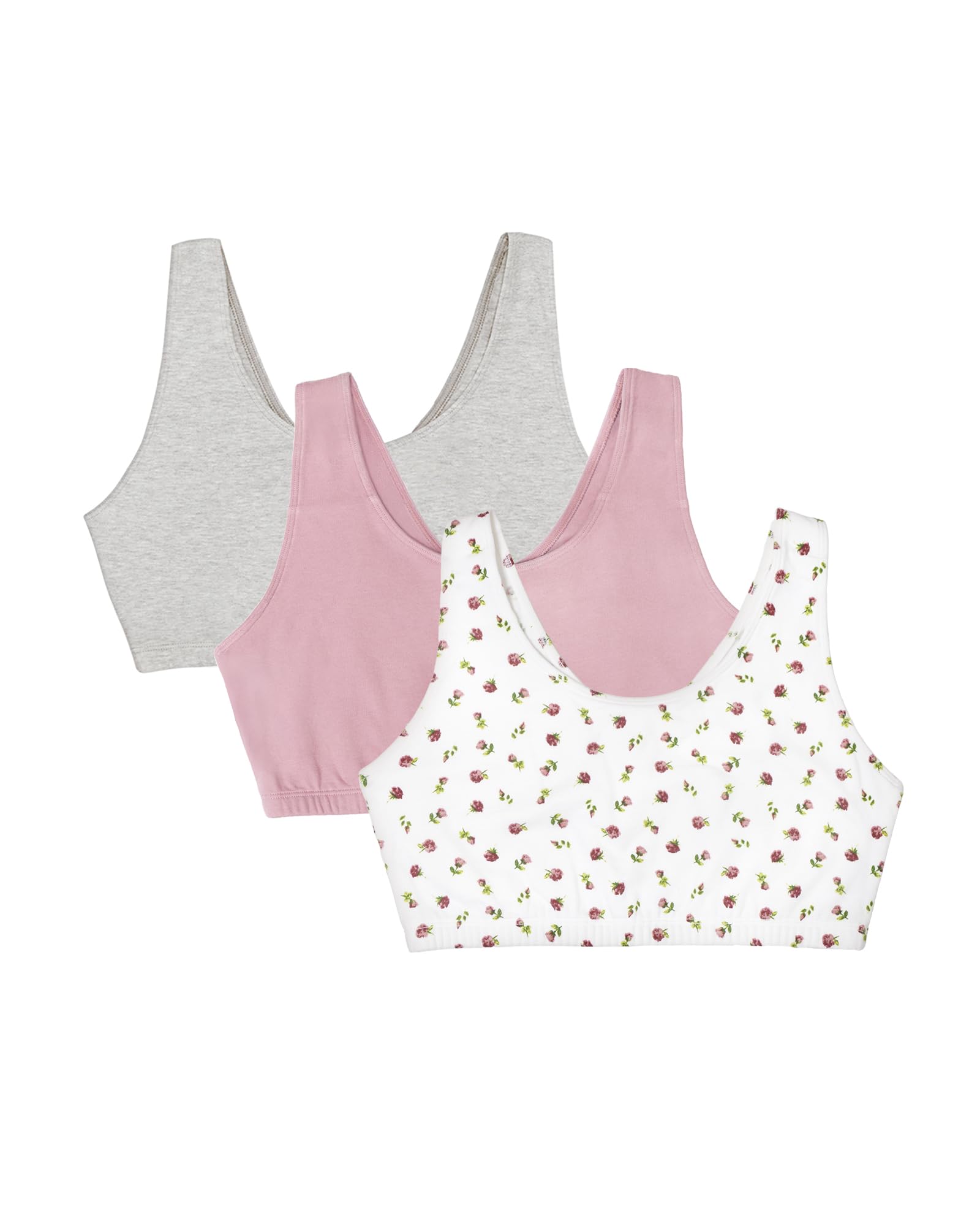 Fruit of The Loom Women's Multi-Pack Tank Top Style Sports Bra