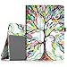 Fintie Microsoft Surface Pro 2017 / Surface Pro 4 Case - Premium PU Leather Folio Stand Cover w/ Stylus Holder for New Surface Pro / Surface Pro 4 3, Compatible with Type Cover Keyboard, Love Tree