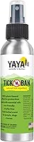 Yaya Organics Tick Ban: Natural DEET-Free Extra Strength Tick Repellent Spray 4oz - Safe for Kids, Dogs & Family